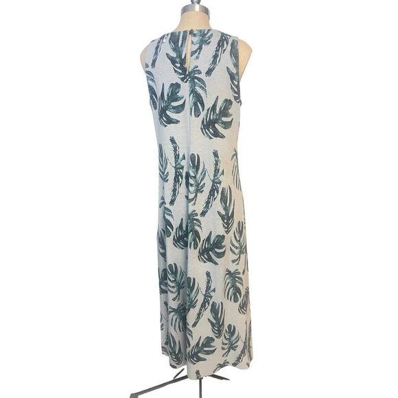 Tyler Boe Claudia Maxi Shift Dress Blue Size Medium - Picture 4 of 6